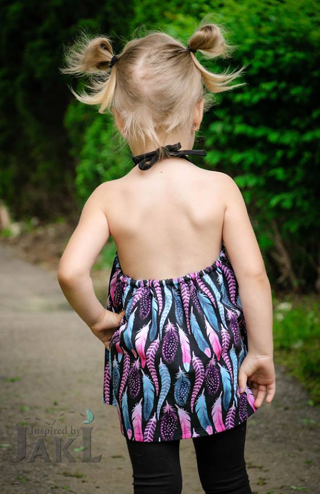 Girl's Halter Maxi Top & Dress Pattern - Ellie and Mac, Digital (PDF) Sewing Patterns | USA, Canada, UK, Australia