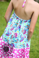 Girl's Halter Maxi Top & Dress Pattern - Ellie and Mac, Digital (PDF) Sewing Patterns | USA, Canada, UK, Australia