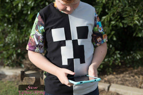 Unisex Half Pipe Tee Pattern - Ellie and Mac, Digital (PDF) Sewing Patterns | USA, Canada, UK, Australia