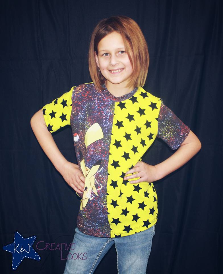 Unisex Half Pipe Tee Pattern - Ellie and Mac, Digital (PDF) Sewing Patterns | USA, Canada, UK, Australia