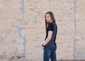 Women's Half Pipe Tee Pattern - Ellie and Mac, Digital (PDF) Sewing Patterns | USA, Canada, UK, Australia