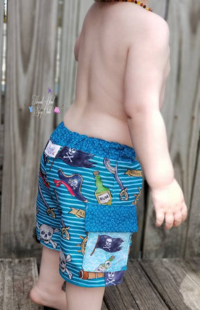 Boy's High Tide Boardshorts & Swim Briefs Pattern - Ellie and Mac, Digital (PDF) Sewing Patterns | USA, Canada, UK, Australia