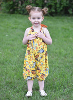 Girl's Hip Hop Romper Pattern - Ellie and Mac, Digital (PDF) Sewing Patterns | USA, Canada, UK, Australia