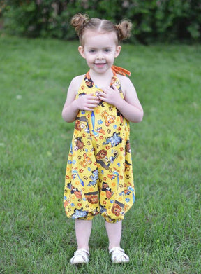 Girl's Hip Hop Romper Pattern - Ellie and Mac, Digital (PDF) Sewing Patterns | USA, Canada, UK, Australia