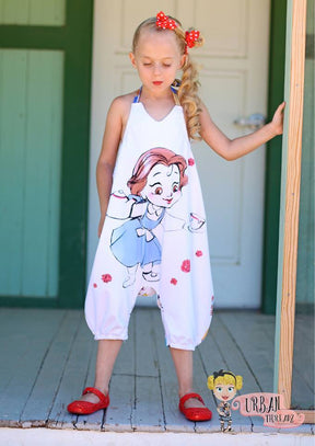 Girl's Hip Hop Romper Pattern - Ellie and Mac, Digital (PDF) Sewing Patterns | USA, Canada, UK, Australia