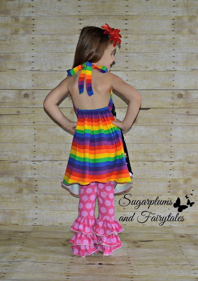 Girls Isabelle Halter Top Pattern - Ellie and Mac, Digital (PDF) Sewing Patterns | USA, Canada, UK, Australia