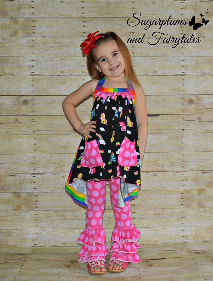 Girls Isabelle Halter Top Pattern - Ellie and Mac, Digital (PDF) Sewing Patterns | USA, Canada, UK, Australia