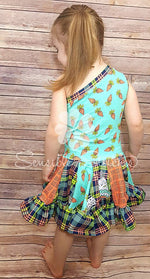 Girl's Island Hopper One Shoulder Dress Pattern - Ellie and Mac, Digital (PDF) Sewing Patterns | USA, Canada, UK, Australia