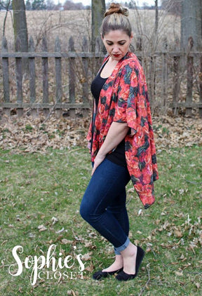 Women's Free Spirit Kimono Pattern - Ellie and Mac, Digital (PDF) Sewing Patterns | USA, Canada, UK, Australia