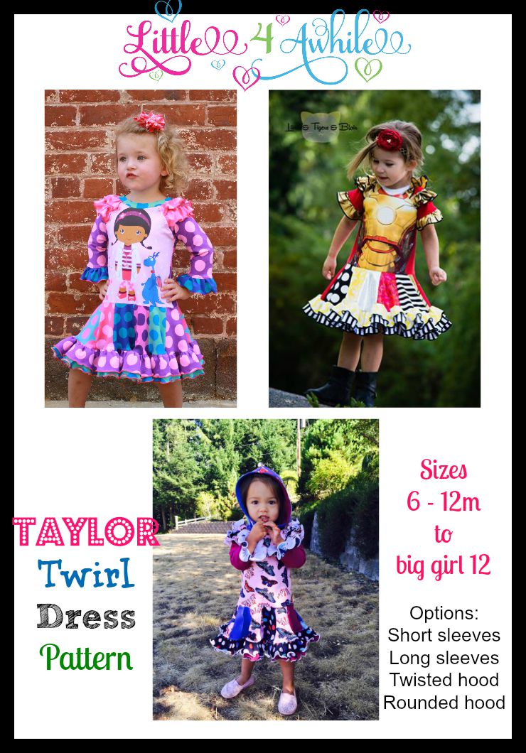 Taylor Twirl Dress Pattern - Clearance Sale