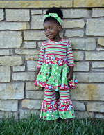 Girls Lizzy Ruffled Pants Pattern - Ellie and Mac, Digital (PDF) Sewing Patterns | USA, Canada, UK, Australia