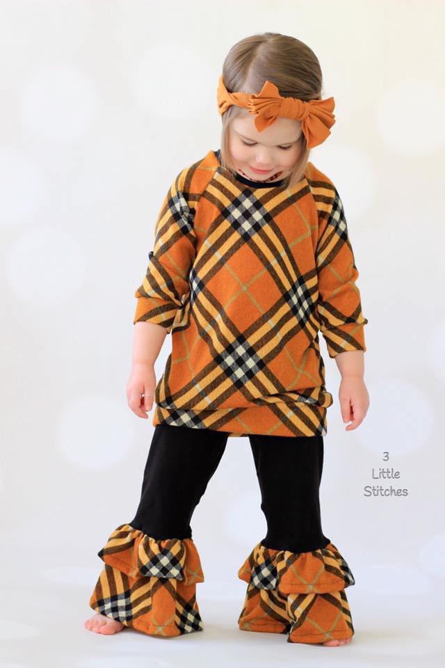 Girls Lizzy Ruffled Pants Pattern - Ellie and Mac, Digital (PDF) Sewing Patterns | USA, Canada, UK, Australia