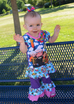 Girls Lizzy Ruffled Pants Pattern - Ellie and Mac, Digital (PDF) Sewing Patterns | USA, Canada, UK, Australia