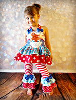 Girls Lizzy Ruffled Pants Pattern - Ellie and Mac, Digital (PDF) Sewing Patterns | USA, Canada, UK, Australia