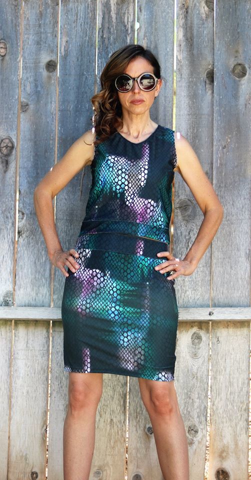 Women's Beach Dreaming Crop Top Pattern - Ellie and Mac, Digital (PDF) Sewing Patterns | USA, Canada, UK, Australia