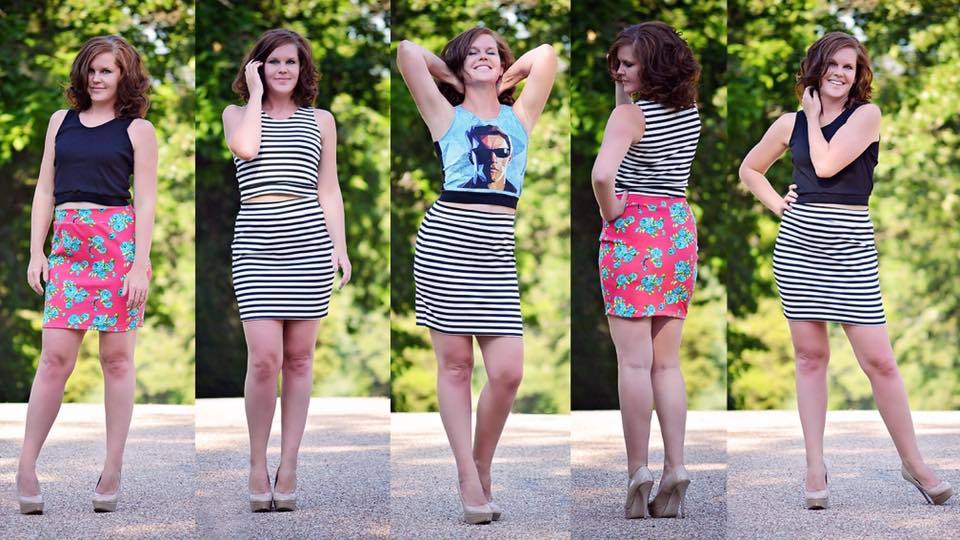 Women's Beach Dreaming Crop Top Pattern - Ellie and Mac, Digital (PDF) Sewing Patterns | USA, Canada, UK, Australia