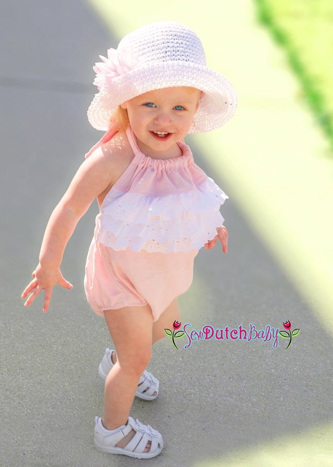 Girls Makamoo Romper Pattern - Clearance Sale