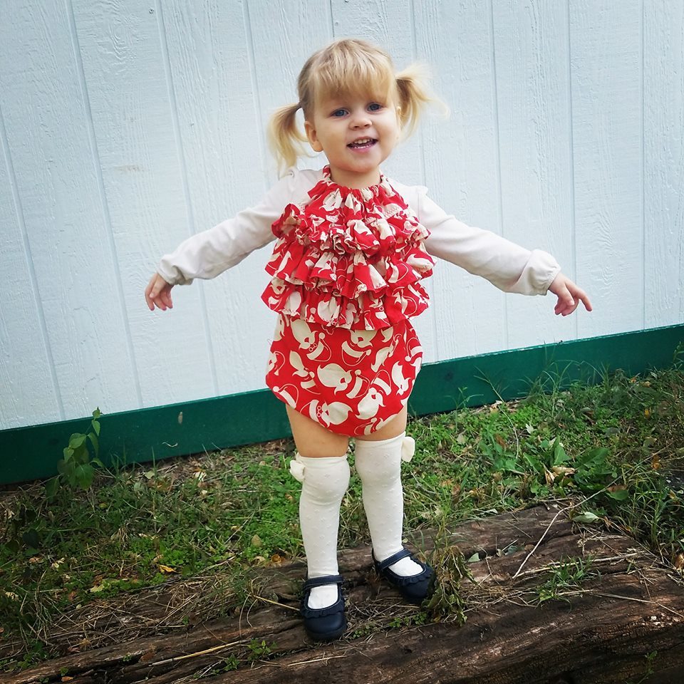 Girls Makamoo Romper Pattern - Clearance Sale