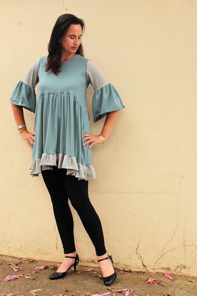 Women's Memphis Top Pattern - Ellie and Mac, Digital (PDF) Sewing Patterns | USA, Canada, UK, Australia