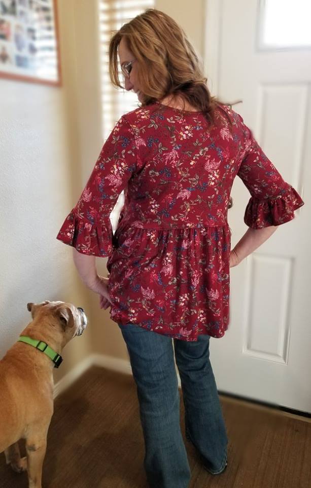 Women's Memphis Top Pattern - Ellie and Mac, Digital (PDF) Sewing Patterns | USA, Canada, UK, Australia
