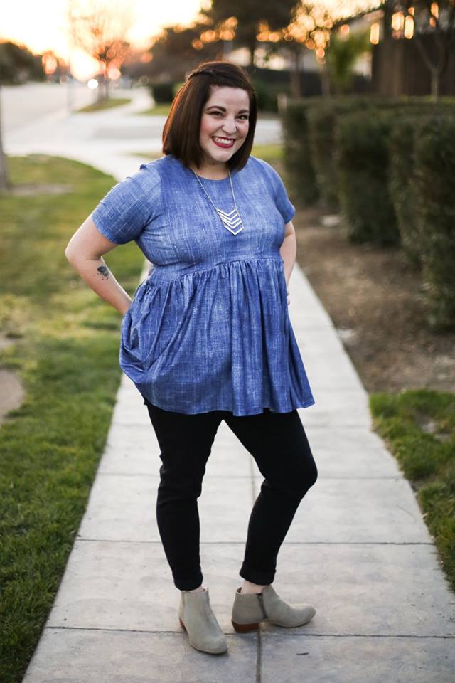 Women's Memphis Top Pattern - Ellie and Mac, Digital (PDF) Sewing Patterns | USA, Canada, UK, Australia