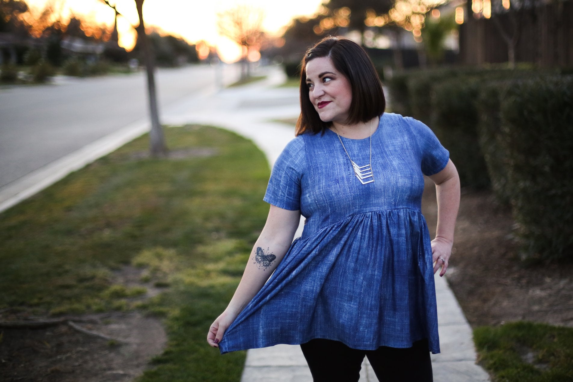 Women's Memphis Top Pattern - Ellie and Mac, Digital (PDF) Sewing Patterns | USA, Canada, UK, Australia
