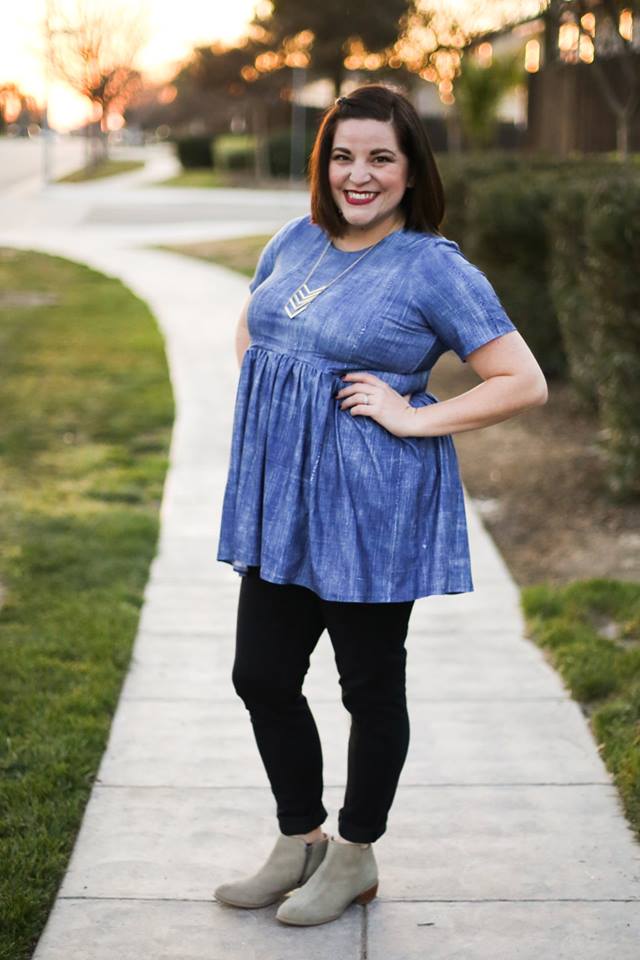 Women's Memphis Top Pattern - Ellie and Mac, Digital (PDF) Sewing Patterns | USA, Canada, UK, Australia