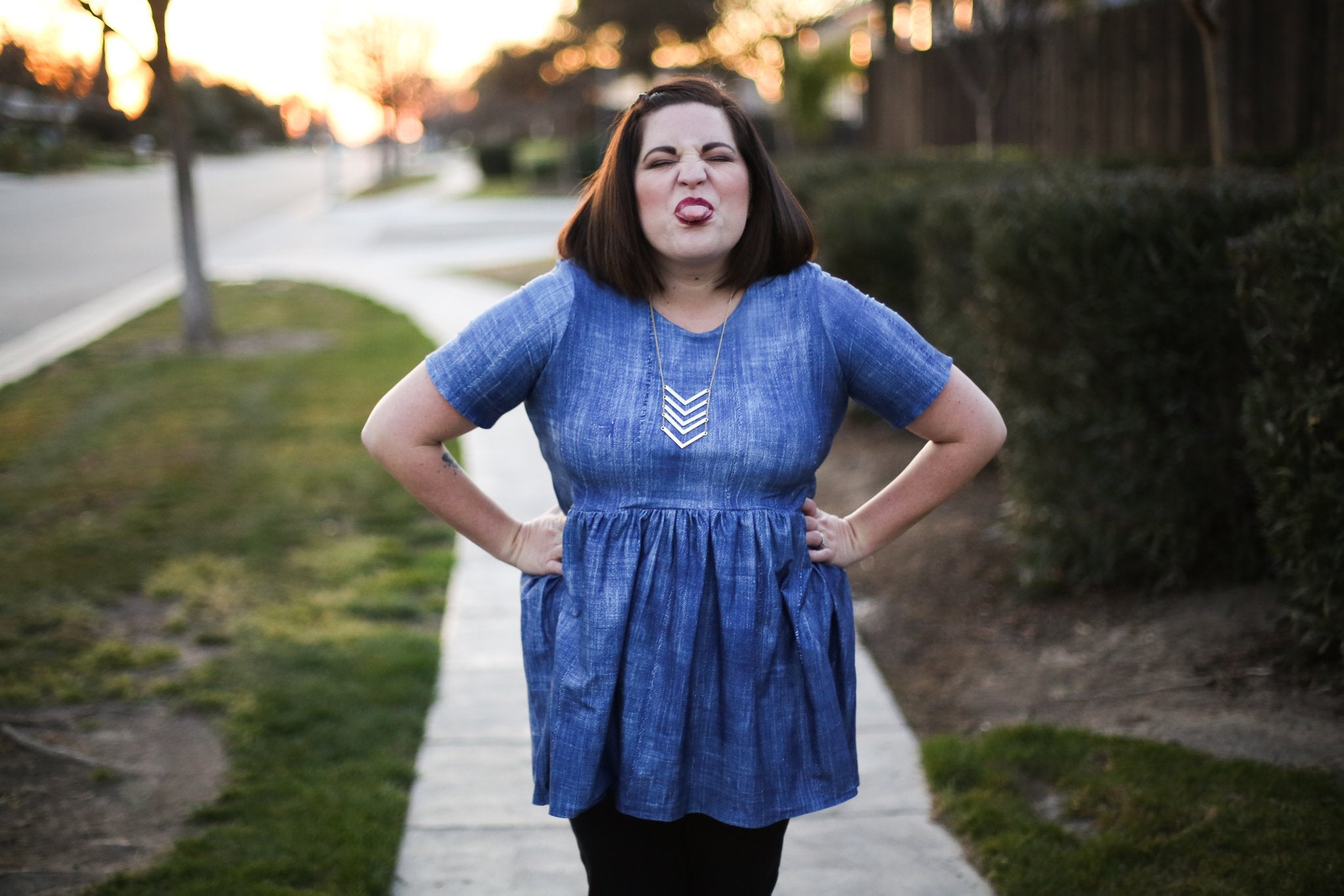 Women's Memphis Top Pattern - Ellie and Mac, Digital (PDF) Sewing Patterns | USA, Canada, UK, Australia