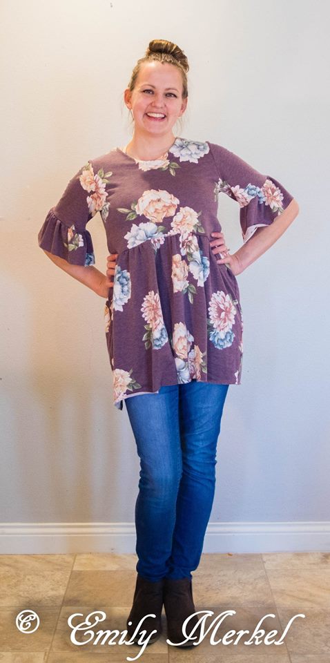 Women's Memphis Top Pattern - Ellie and Mac, Digital (PDF) Sewing Patterns | USA, Canada, UK, Australia