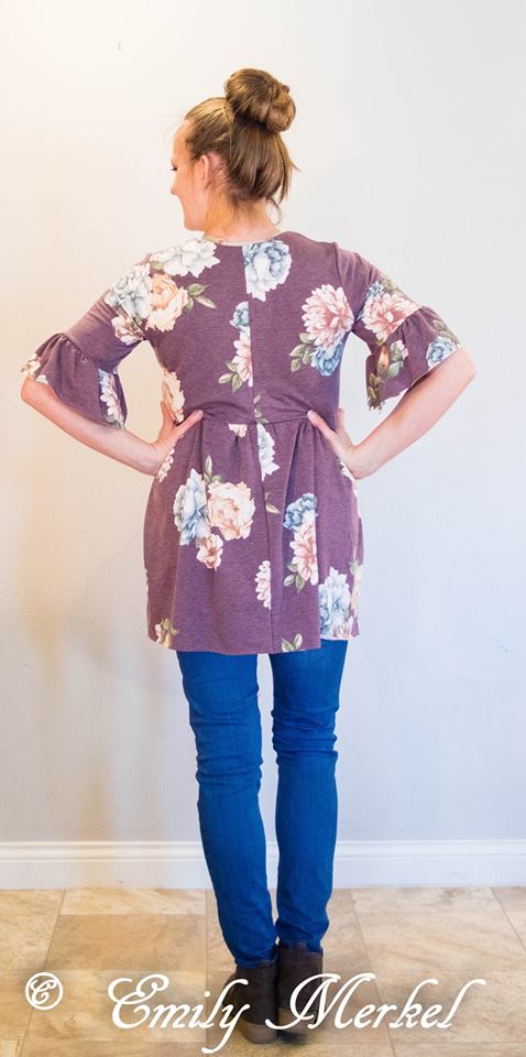 Women's Memphis Top Pattern - Ellie and Mac, Digital (PDF) Sewing Patterns | USA, Canada, UK, Australia