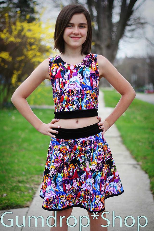 Girl's Molly Skirt Pattern - Ellie and Mac, Digital (PDF) Sewing Patterns | USA, Canada, UK, Australia