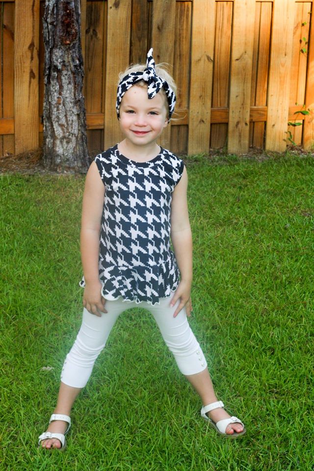 Girls Molly Peplum Top Pattern - Clearance Sale