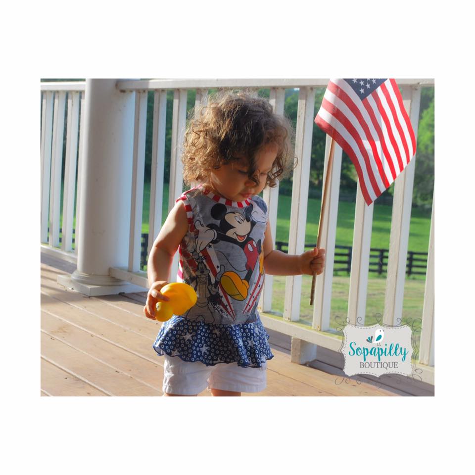Girls Molly Peplum Top Pattern - Clearance Sale