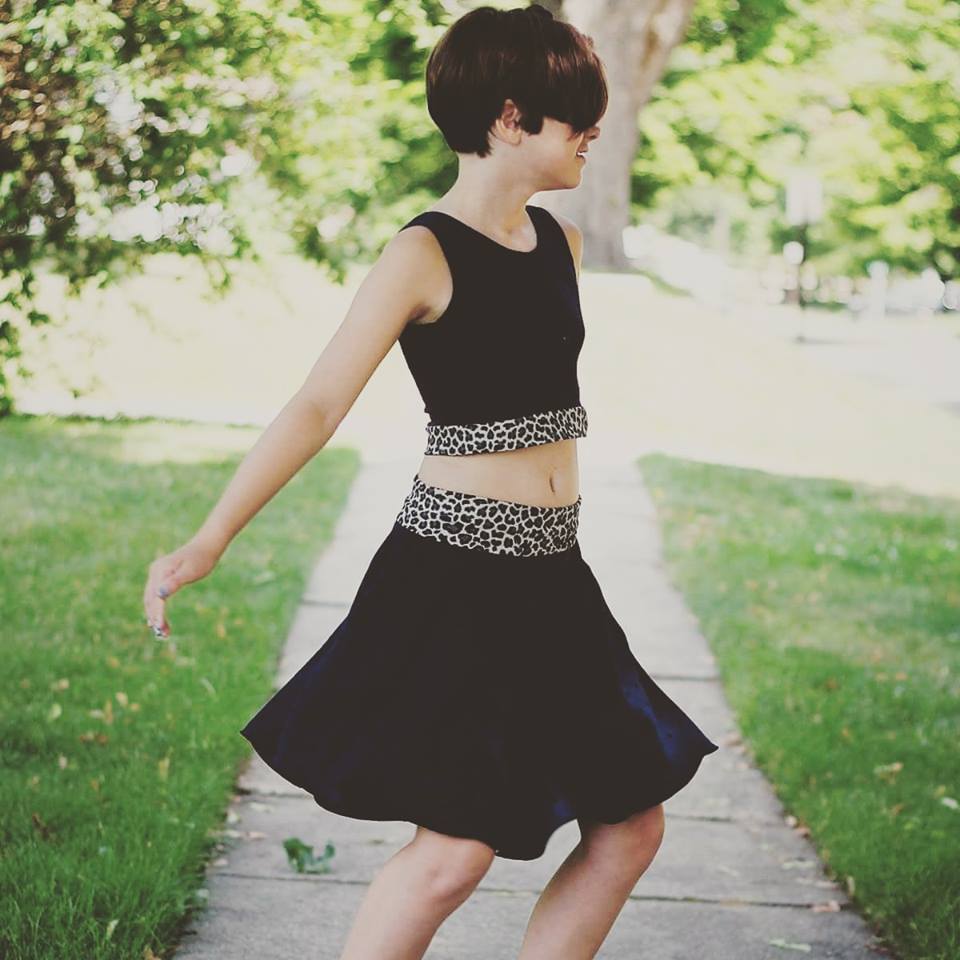 Girl's Molly Skirt Pattern - Ellie and Mac, Digital (PDF) Sewing Patterns | USA, Canada, UK, Australia