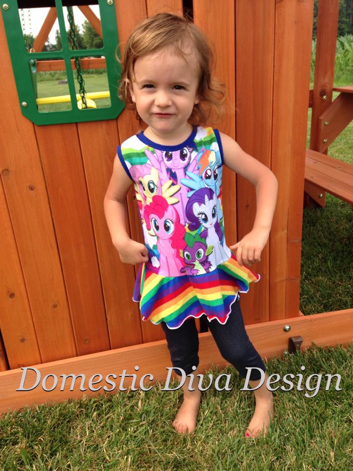 Girls Molly Peplum Top Pattern - Clearance Sale