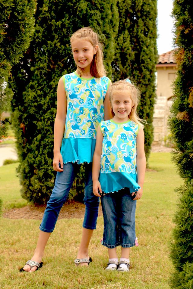 Girls Molly Peplum Top Pattern - Clearance Sale