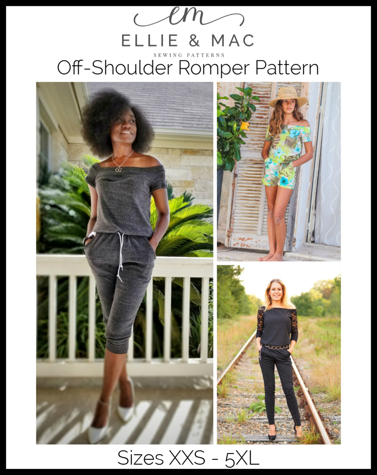 Off-Shoulder Romper Pattern