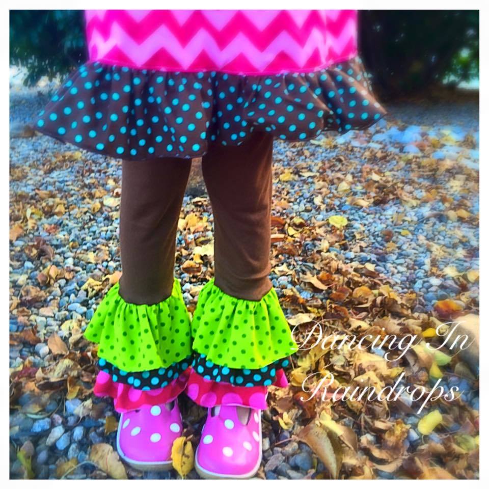 Olivia Stacked Ruffled Pants Pattern - Ellie and Mac, Digital (PDF) Sewing Patterns | USA, Canada, UK, Australia
