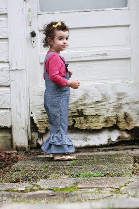 Girl's Be Outstanding Overalls Pattern - Ellie and Mac, Digital (PDF) Sewing Patterns | USA, Canada, UK, Australia