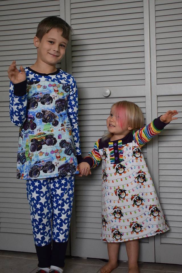Kids Grow With Me Pajama Pattern