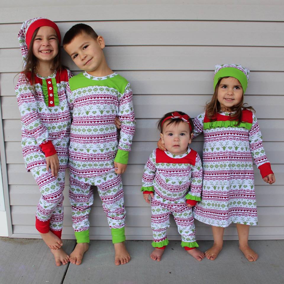 Union suit Pajamas outfit sewing pattern for 18