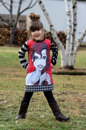 Girl's Playful Tunic Pattern - Ellie and Mac, Digital (PDF) Sewing Patterns | USA, Canada, UK, Australia