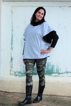 Women's Sugar n' Spice Poncho Pattern Wacky - Ellie and Mac, Digital (PDF) Sewing Patterns | USA, Canada, UK, Australia