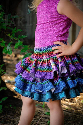 Girl's Prep Skirt Pattern - Ellie and Mac, Digital (PDF) Sewing Patterns | USA, Canada, UK, Australia