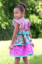 Girl's Quinn Dress Pattern - Ellie and Mac, Digital (PDF) Sewing Patterns | USA, Canada, UK, Australia