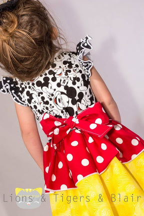 Girl's Quinn Dress Pattern - Ellie and Mac, Digital (PDF) Sewing Patterns | USA, Canada, UK, Australia