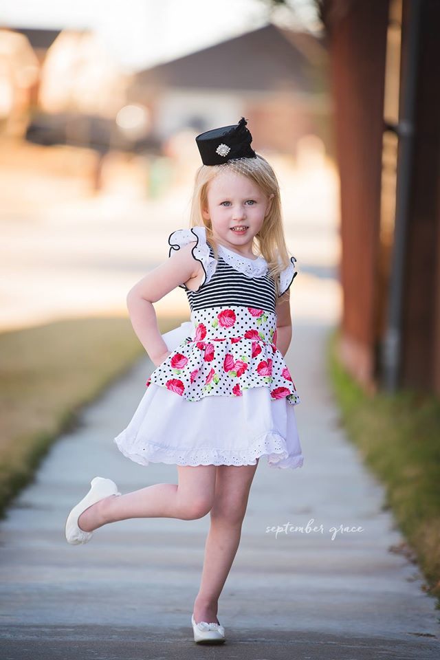 Girl's Quinn Dress Pattern - Ellie and Mac, Digital (PDF) Sewing Patterns | USA, Canada, UK, Australia