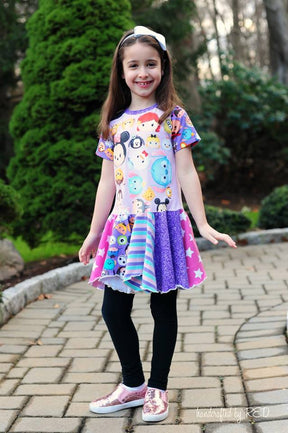 Girl's Rebel Dress & Tunic Pattern - Ellie and Mac, Digital (PDF) Sewing Patterns | USA, Canada, UK, Australia