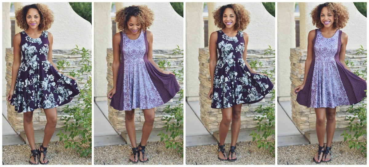 Adult Reversible Dress Sewing Pattern