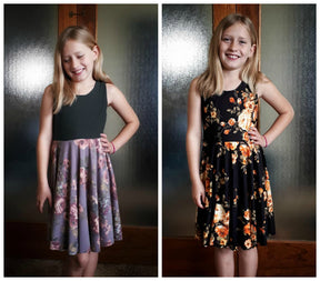 Girl's Reversible Dress Pattern - Ellie and Mac, Digital (PDF) Sewing Patterns | USA, Canada, UK, Australia